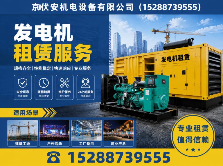 大兴安岭发电车租赁展示图